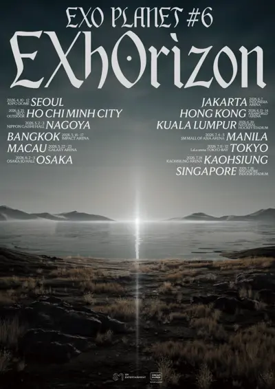EXO - EXO PLANET #6 – EXhOrizon concert poster