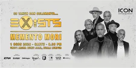 EXISTS - EXISTS MEMENTO MORI concert poster