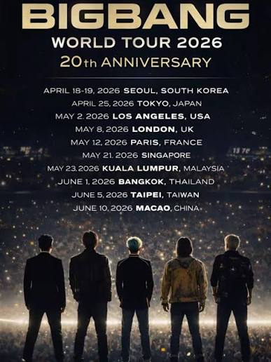 BIGBANG concert poster