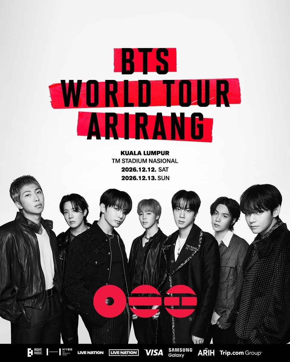 BTS concert poster