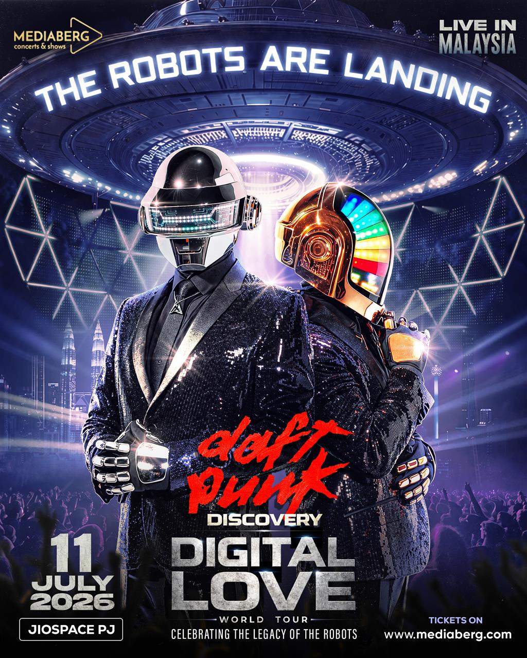 Daft Punk Discovery (Tribute) - DIGITAL LOVE TOUR LIVE IN MALAYSIA