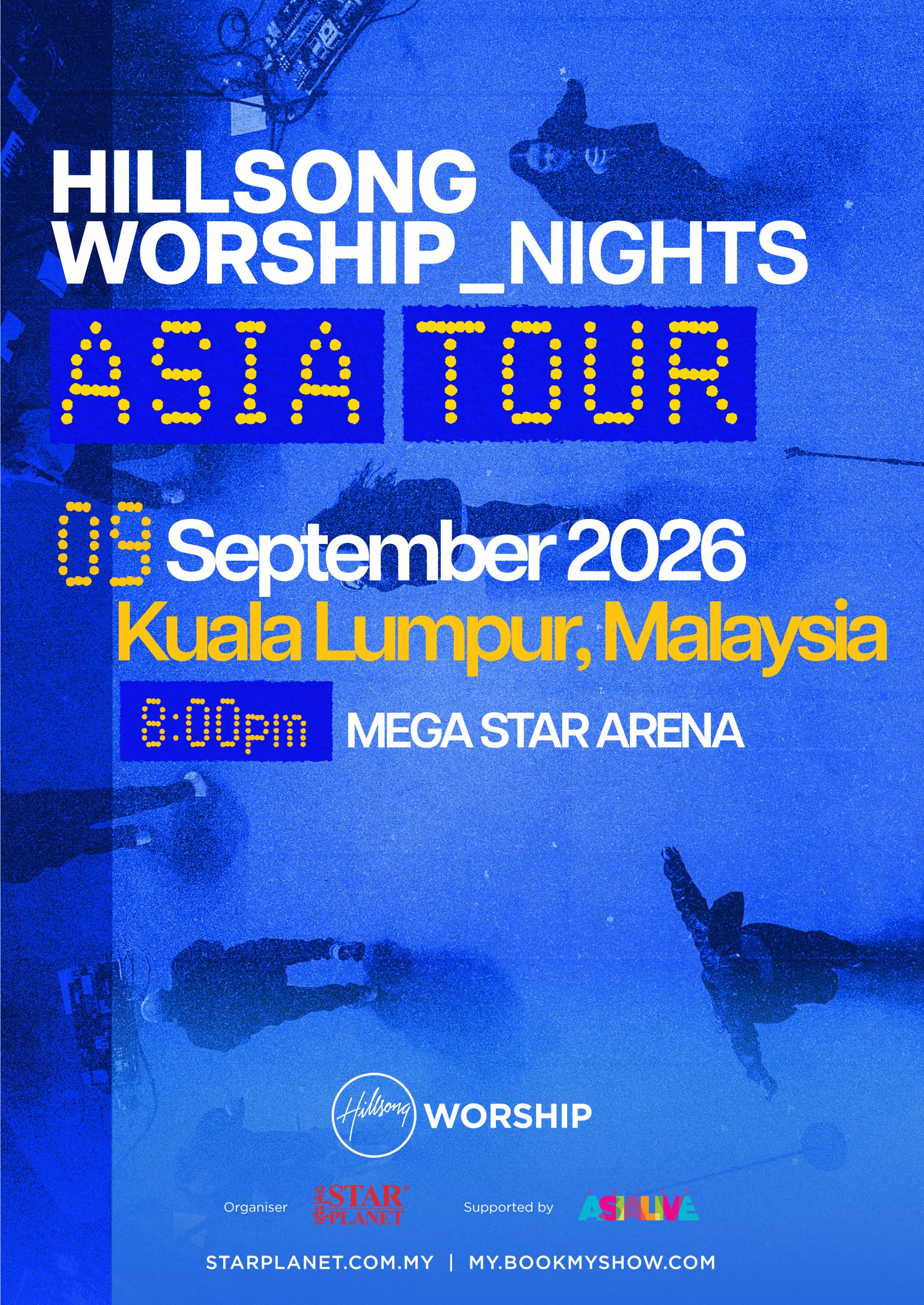 Hillsong Worship concert poster