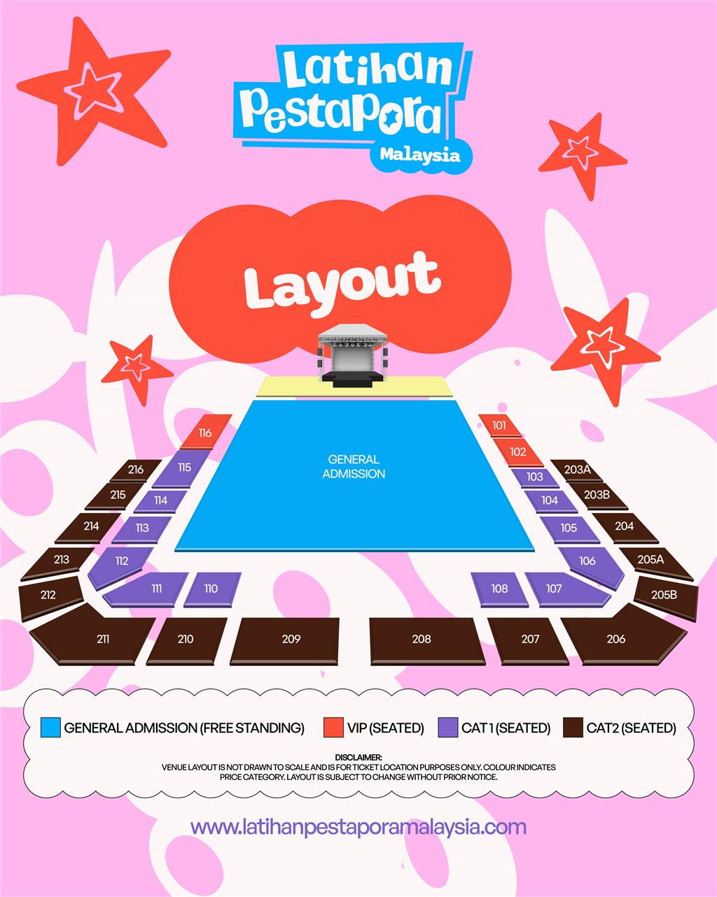 Pestapora Malaysia concert poster