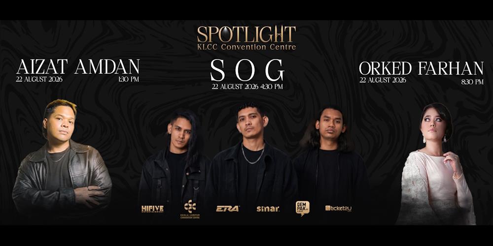 AIZAT AMDAN, SOG & ORKED FARHAN concert poster